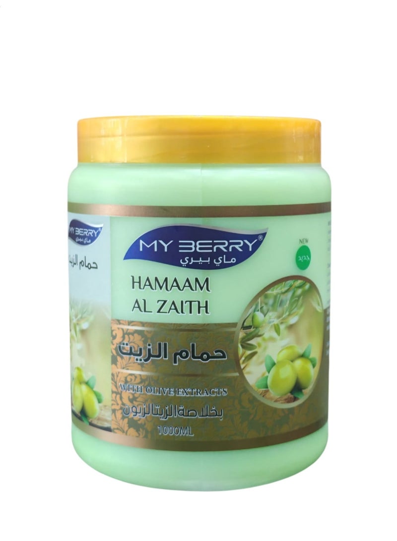 حمام زيت بخلاصة زيت الزيتون 1000 مل